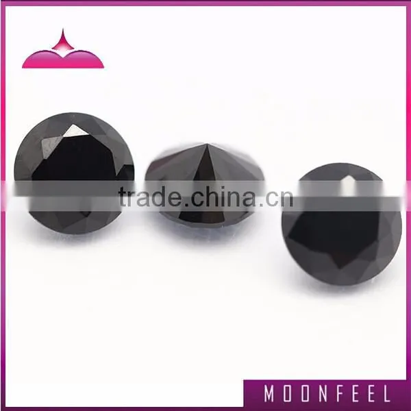 Synthetic Black Spinel Gemstone Beads Wholesale photo-2