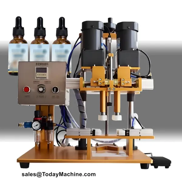 Desktop Plastic Bottle Lid Capping Machine for Sesame Oil Soy Sauce