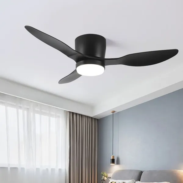 Low Profit DC Ceiling Fans With Remote Control Led Ceiling Lights photo-3