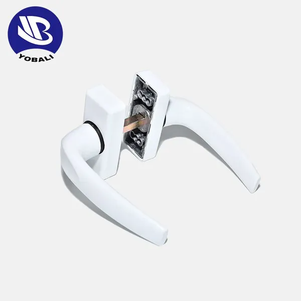 Manufacturer customized white color aluminium door handle