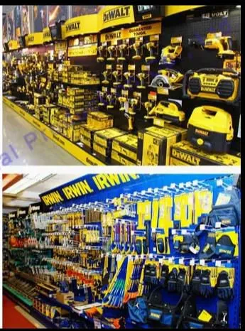 LED Pegbord Metal Display Rack With Lighting Heavy Duty Shelves Tool Display photo-5