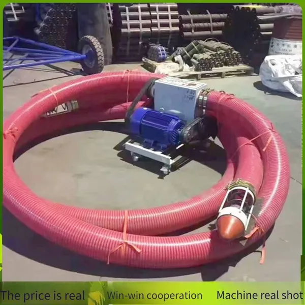 Small Grain Suction Machine for Grain Silos, Screw Auger Suction Machine, Self-priming Cement Powder Suction Machine photo-3