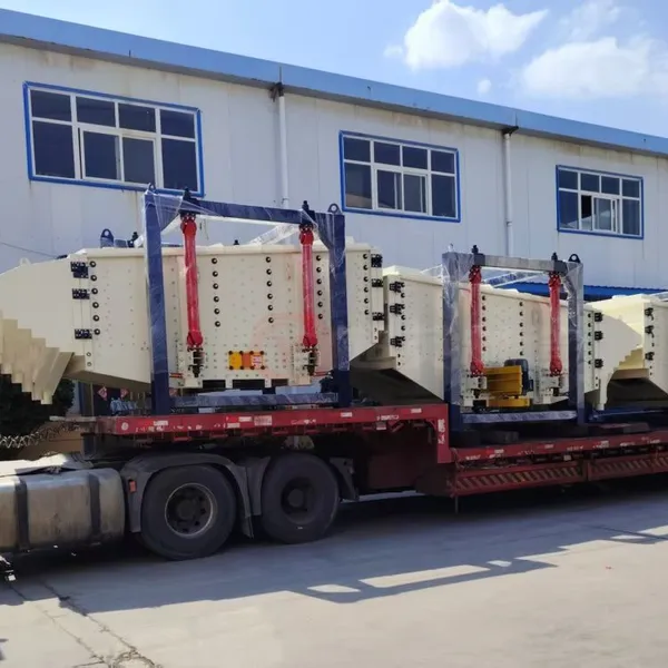 Food Powder Particle Grading Equipment Square Swing Sieve Stainless Steel Linear Sieve photo-2