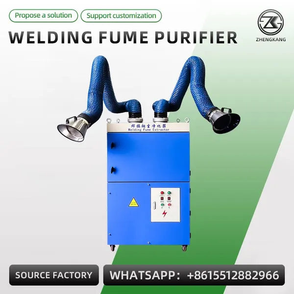 Industrial Welding Fume Extractor Mobile Welding Smoke Dust Collector for Cutting Grinding photo-3