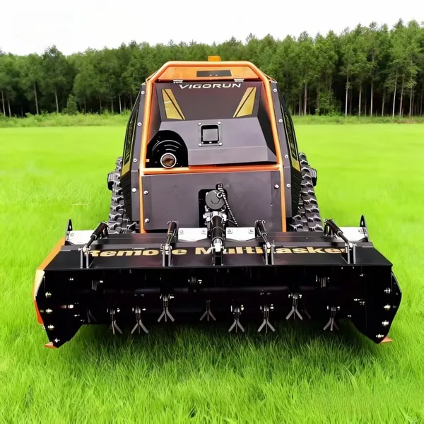 Forest Machinery Brush Cleaning MTSK1000 1000 Self Locking Motor Gasoline Engine Industrial Robot Remote Control Mulcher photo-4