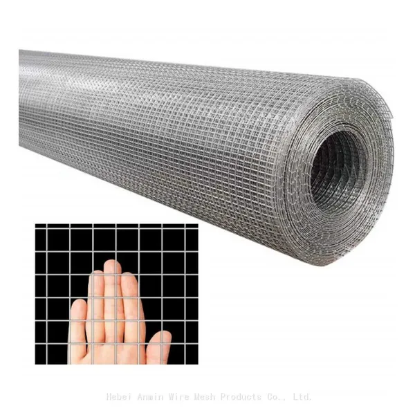 Galvanized Welded Wire Mesh Rolls (1/4 x 1/4