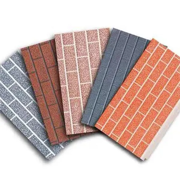 EPS Core Metal Exterior Wall Sandwich Panel 100mm Width With 0.4mm Steel Sheet for Soundproofing photo-5