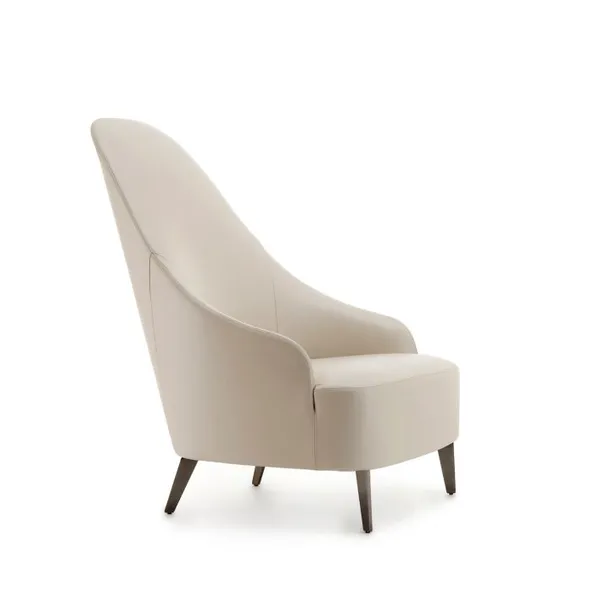 High-back Leather Armchair for Hotelroom photo-2