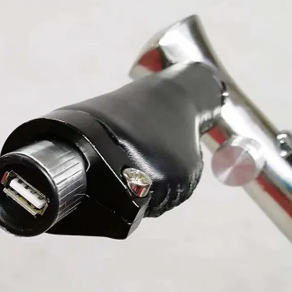 Electric golf trolley, remote control compatible.