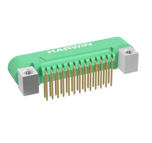 Harwin G125-MH12605M4P 26Pin Double Row Right Angle Through Hole Male Seat 1.25mm Spacing Gecko-SL Threaded Locking High Reliability Connector photo-3
