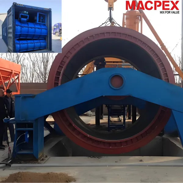 RCC Concrete Pipe Suspension Rolling Machine photo-5