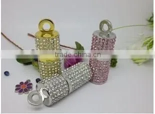 8GB Jewelry Crystal Lipstick Model USB Flash Drive 2.0 Pen Stick Flash Memory photo-4
