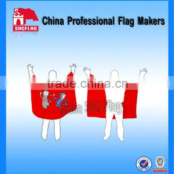 Direct printing polyester flag material of body flag and cape flag