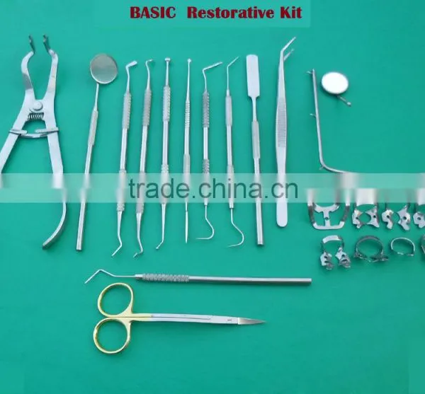 Basic Restorative Kit Surgical Dental Instruments