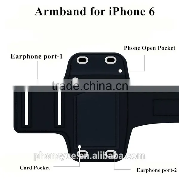 Fashion Sports Gym Running Waterproof Touchable Arm Band For IPhone 6 Plus photo-5