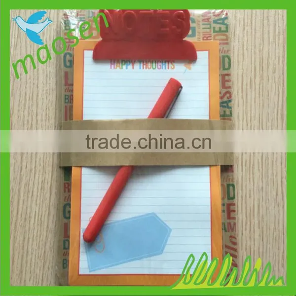 Clipboard With Memo Pad and Pen, Notepad, Paper Clipboard