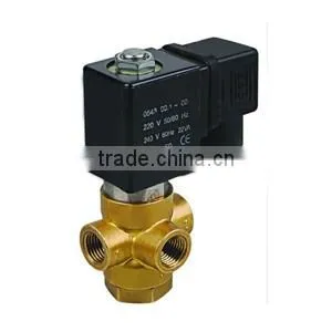 3/2 Way Direct Action Brass Solenoid Valves Water Valve VX31/32/33 Series