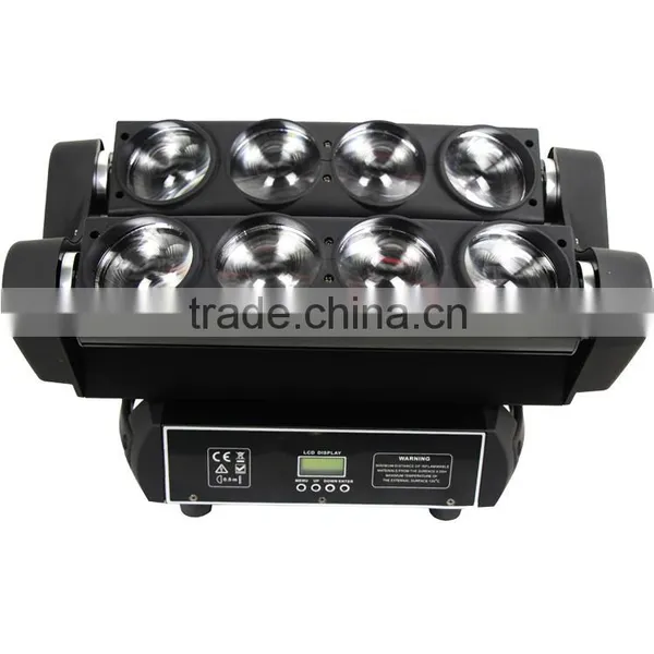 8*10w RGBW Led Spider Dmx512 Moving Head Beam Light Professional Stage Effect Lighting photo-2