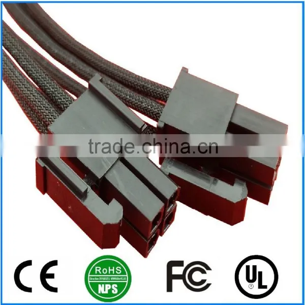 8Pin Male to Female PSU Extension Cable Sleeved photo-3