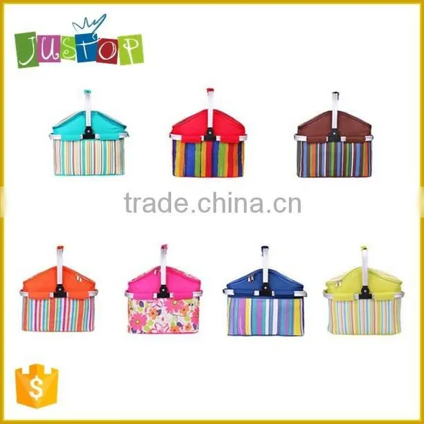 Factory Good Quality Folding Picnic Basket, Picnic Cooler Bag, Cooler Basket photo-6