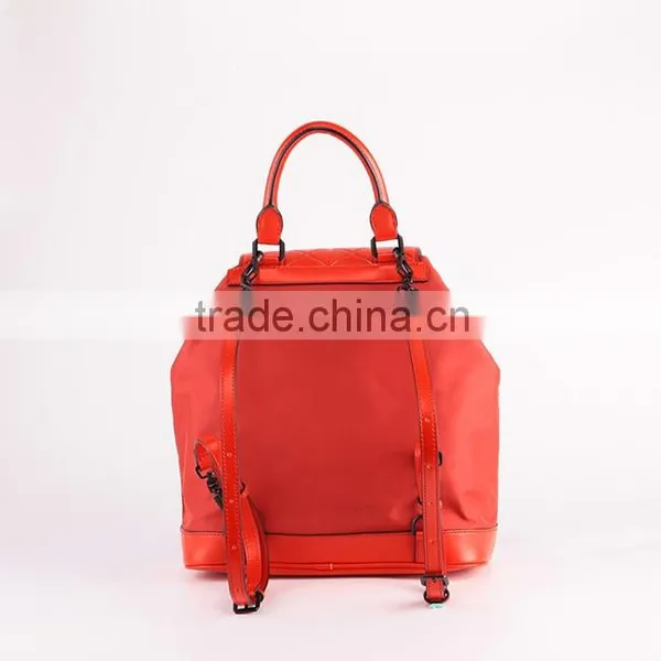 3473 Good-looking Red Color Unisex Teens School Nylon Backpack Bag photo-3