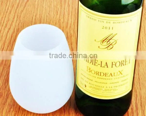 Factory Price Silicone White Glasses Red Wine Cups FDA Silicone Quality Choice photo-3