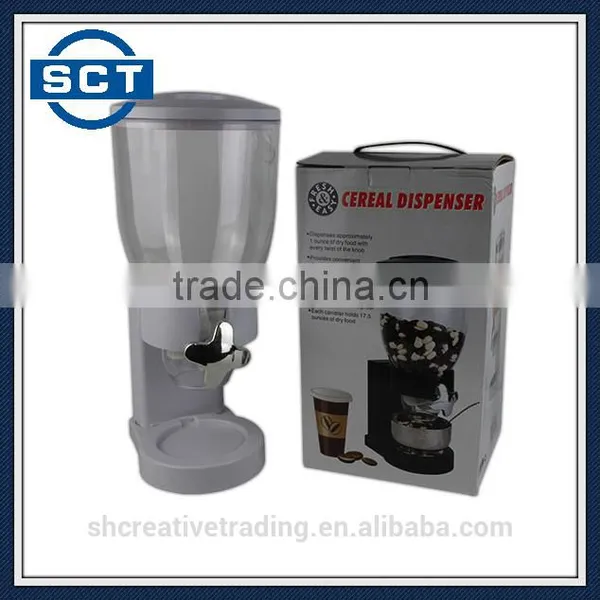 Single Cereal Dispenser Dry Cereal Kitchen Food Snack Storage Dispenser photo-6