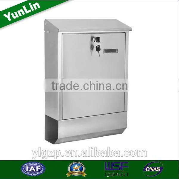 2015 Steel Mailbox Mail Box Packing and Box Aluminium With Round Aluminum Box