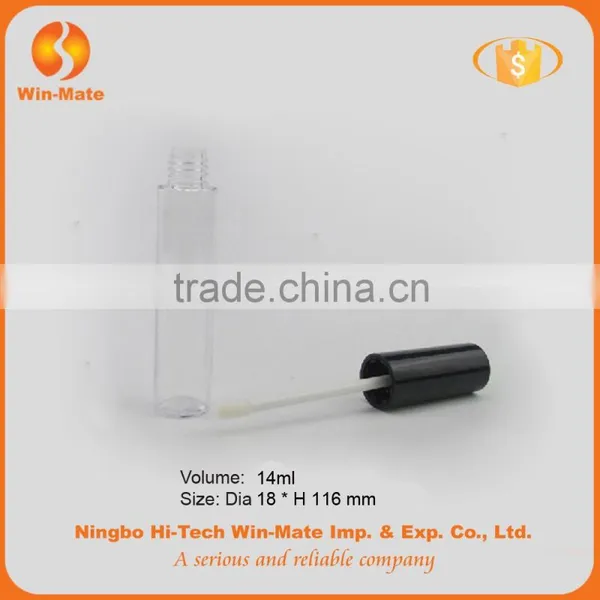 Best Sale Hyaline Cylinderical Private Label Plastic Empty Lip Gloss Tube photo-2