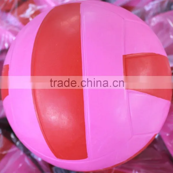 Pink Red Colorful Standard Size Rubber Volleyball photo-3
