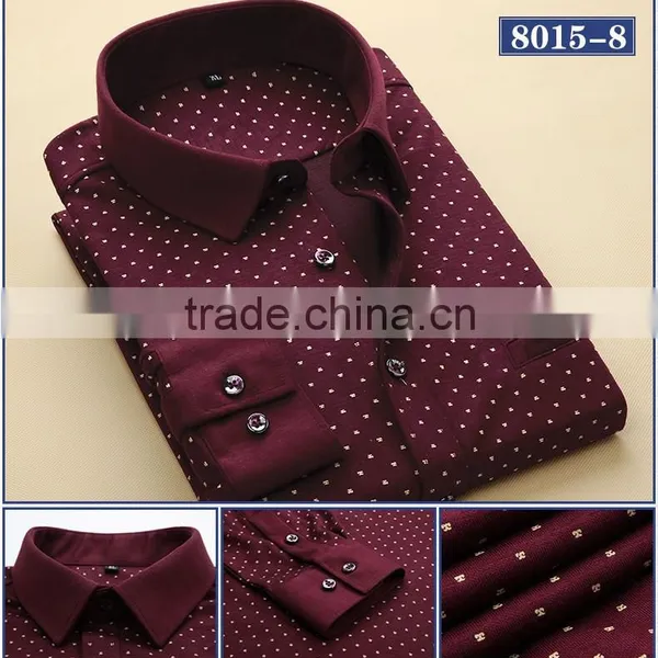 Wholesale Men Shirt Clothing Manufacturers in China Reflective Print Men Long Sleeve Shirt