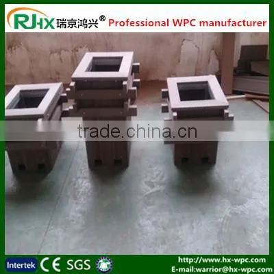 WPC Flower Box Made of Eco-friendly WPC Material for Outdoor Usage photo-4