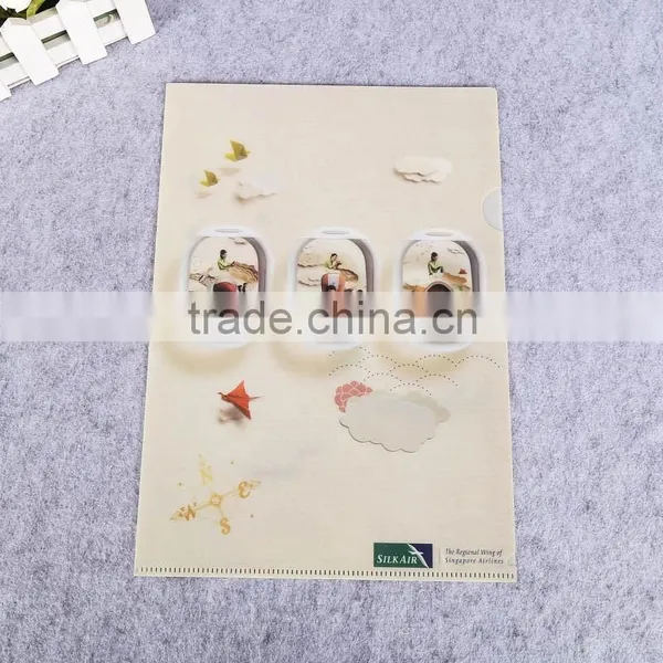 Business Promotional Polypropylene Plastic L Shape Folder Envelope File Folder pp Plastic Expandable File Folders photo-3