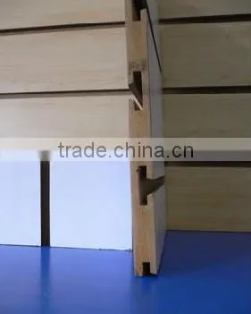 Cheap Price High Quality PVC Raw MDF Slatwall Board photo-3