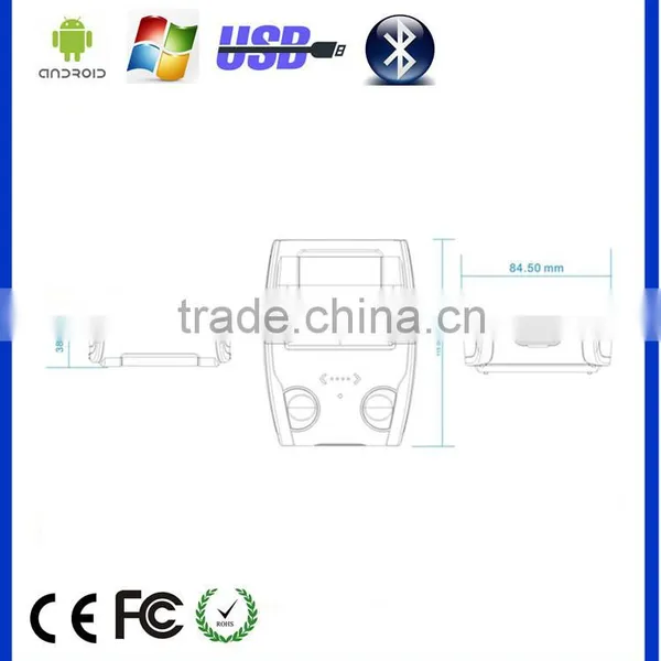 58mm Mini Mobile Bluetooth Receipt Printer Cheap Bluetooth Thermal Printer Mini Portable Bluetooth Mobile Printer photo-5