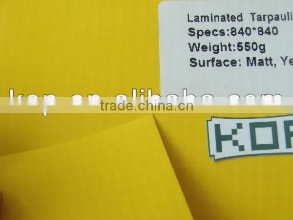 PVC Laminated Tarpaulin 840*840 550gsm photo-2