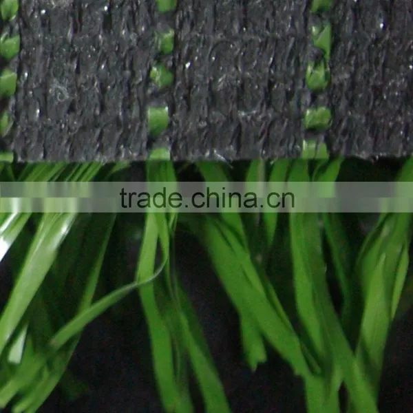 Single Green Plastic Natural Fake Grass for Playground Decoration photo-3