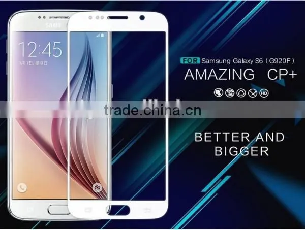 Glass Film, Tempered Glass Full Cover Color Silk Printing Screen Film, for Samsung Galaxy S6 Glass Screen Protector photo-6