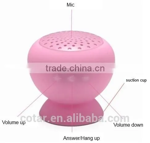 2015 Mini Mushroom Bluetooth Speaker With Usb Port photo-2
