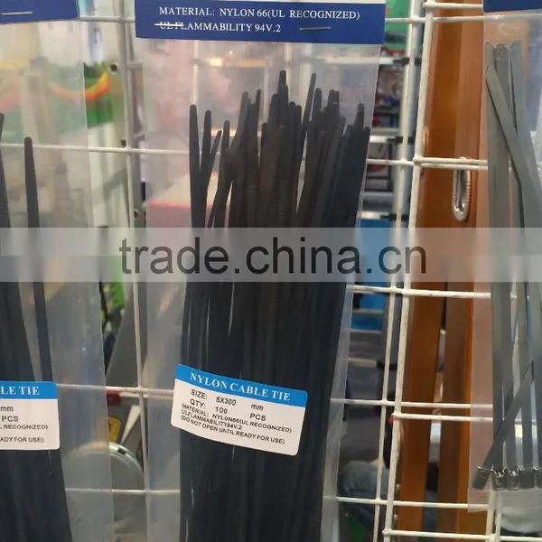 Specialize in Self-locking 9*500 PA66 Nylon Binding Ties (UL Approved ) photo-2