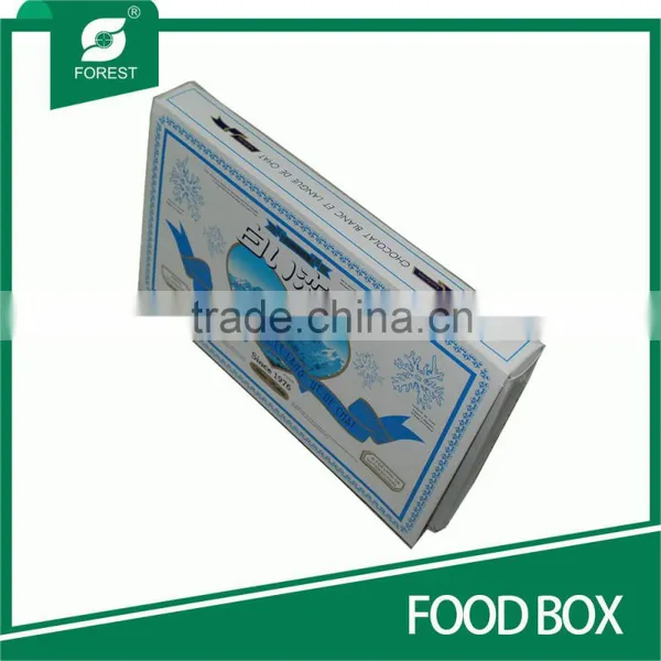 BOOK SHAPE RECTANGLE CARDBOARD FOOD PACKAGING BOXES WITH CUSTOM PRINTING AND LOGO photo-3