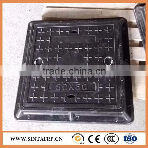Fiber Glass Manhole Cover,FRP Rain Grating,frp Round Manhole Cover photo-2