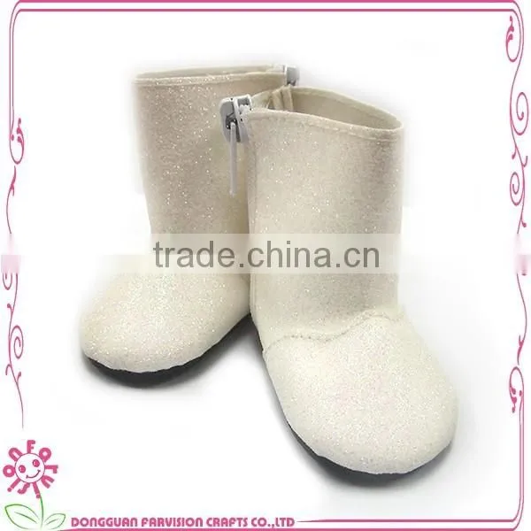 18'' Doll Boots PU Shinning Material Doll Shoes Wholesale 18 Inch