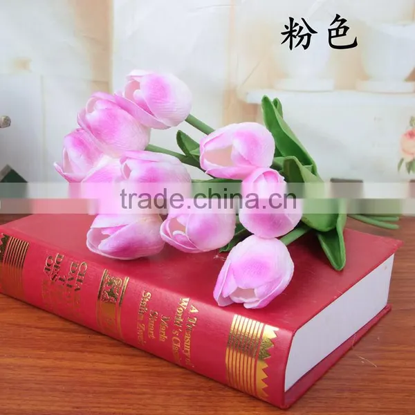 Wholesale Artificial Tulip, Decorative Plastic Flowers Making photo-3