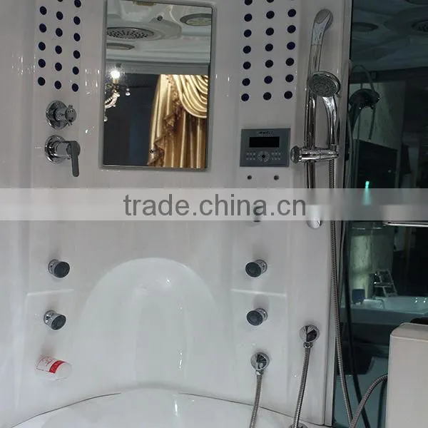 Acrylic Wet Steam Shower Cabin Luxury Shower Room for 2 Person Indoor Use photo-5