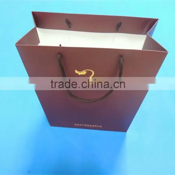 2016 Red Shopping Bag/gift Bag/paper Bag With Hot Stamp
