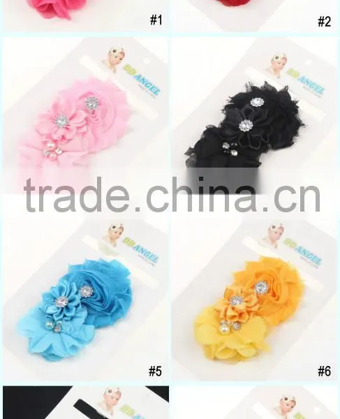 New Baby Flower Elastic Headband Pretty New Design Hair Band for Sales photo-2