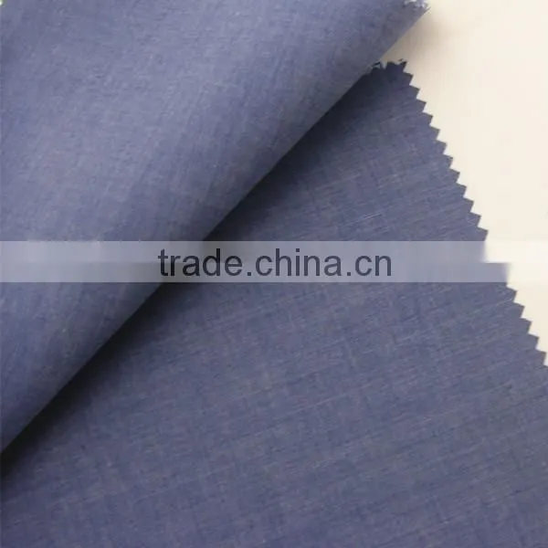 Rolls of Indigo Denim Jeans Fabric