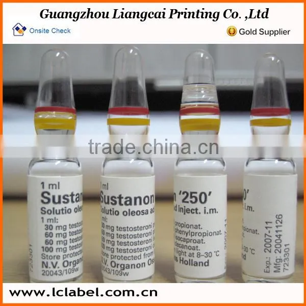 Custom Ampoule Label Stickers Roll Ampoule Bottle Stickers Quality Choice photo-3