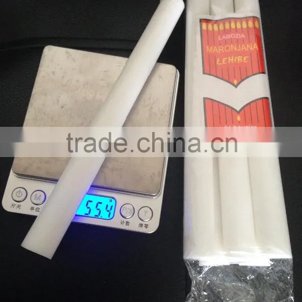 Paraffin Wa Material and Stick Shape White Plain Candles photo-2